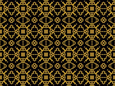 Islamic Patterns Geometric Art Arabic Background Wallpaper Illustrazione stock