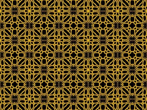 Islamic Patterns Geometric Art Arabic Background Wallpaper Stock Illustration