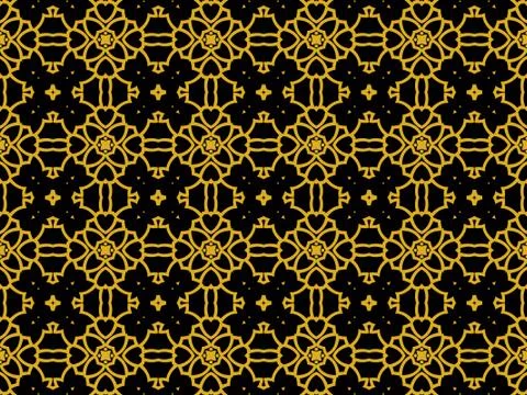 Islamic Patterns Geometric Art Arabic Background Wallpaper Stock Illustration