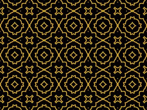 Islamic Patterns Geometric Art Arabic Background Wallpaper Stock Illustration