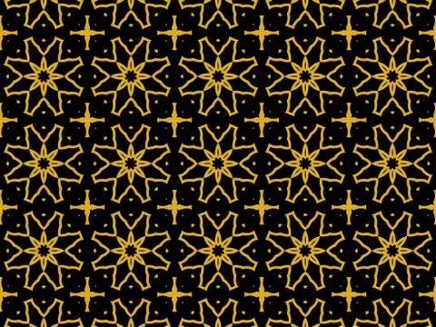 Islamic Patterns Geometric Art Arabic Background Wallpaper Illustrazione stock