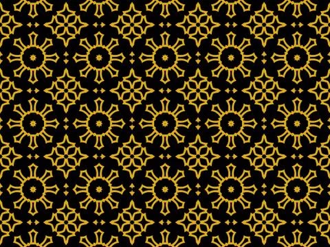 Islamic Patterns Geometric Art Arabic Background Wallpaper Stock Illustration