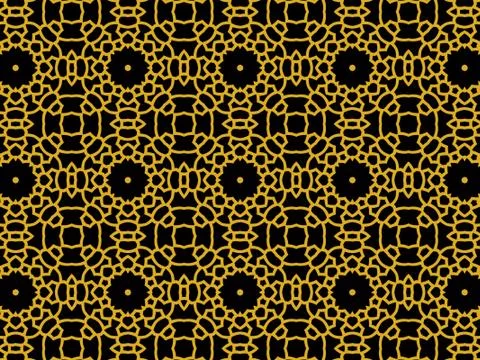 Islamic Patterns Geometric Art Arabic Background Wallpaper Stock Illustration