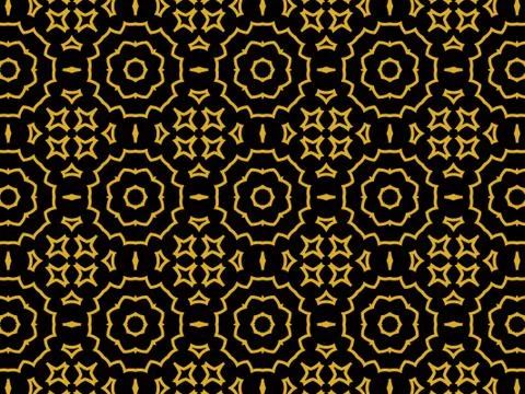 Islamic Patterns Geometric Art Arabic Background Wallpaper Stock Illustration