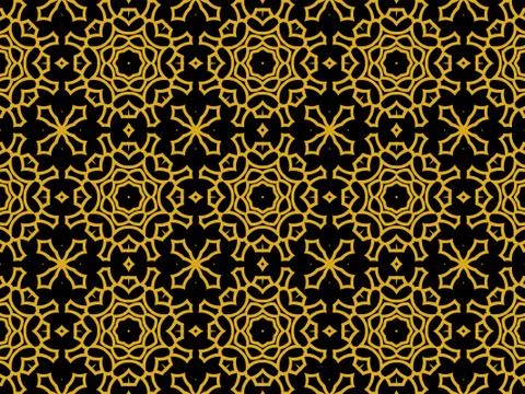 Islamic Patterns Geometric Art Arabic Background Wallpaper Stock Illustration