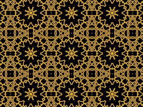 Islamic Patterns Geometric Art Arabic Background Wallpaper Stock Illustration