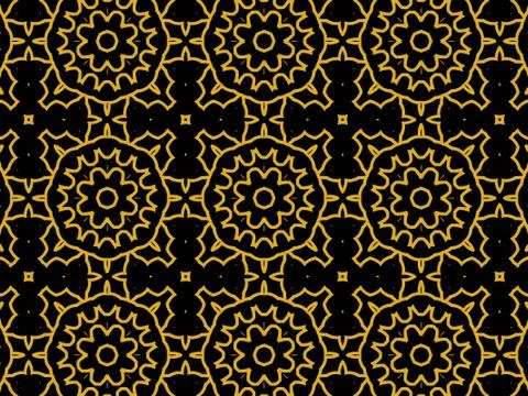 Islamic Patterns Geometric Art Arabic Background Wallpaper Stock Illustration