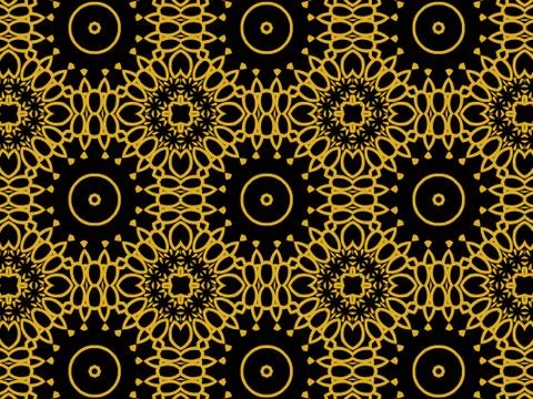 Islamic Patterns Geometric Art Arabic Background Wallpaper Stock Illustration