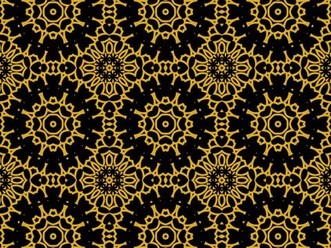 Islamic Patterns Geometric Art Arabic Background Wallpaper Stock Illustration