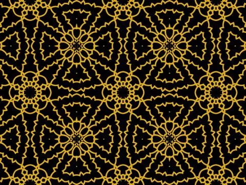 Islamic Patterns Geometric Art Arabic Background Wallpaper Illustrazione stock