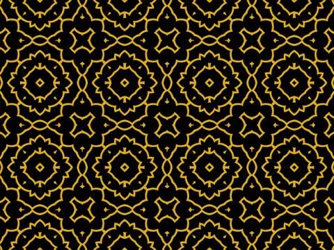 Islamic Patterns Geometric Art Arabic Background Wallpaper Stock Illustration