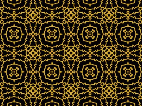Islamic Patterns Geometric Art Arabic Background Wallpaper Illustrazione stock