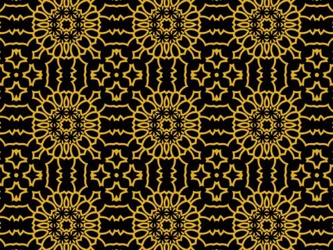 Islamic Patterns Geometric Art Arabic Background Wallpaper Stock Illustration