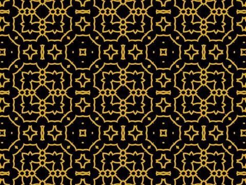 Islamic Patterns Geometric Art Arabic Background Wallpaper Stock Illustration