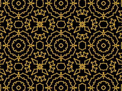 Islamic Patterns Geometric Art Arabic Background Wallpaper Stock Illustration