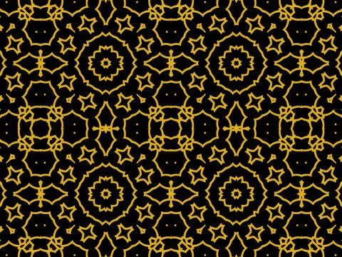 Islamic Patterns Geometric Art Arabic Background Wallpaper Stock Illustration