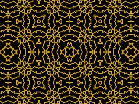 Islamic Patterns Geometric Art Arabic Background Wallpaper Stock Illustration