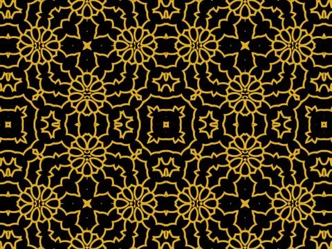 Islamic Patterns Geometric Art Arabic Background Wallpaper Stock Illustration