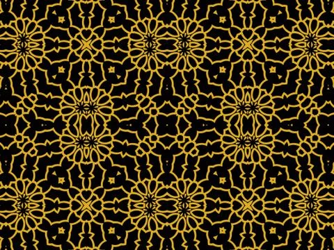 Islamic Patterns Geometric Art Arabic Background Wallpaper Stock Illustration