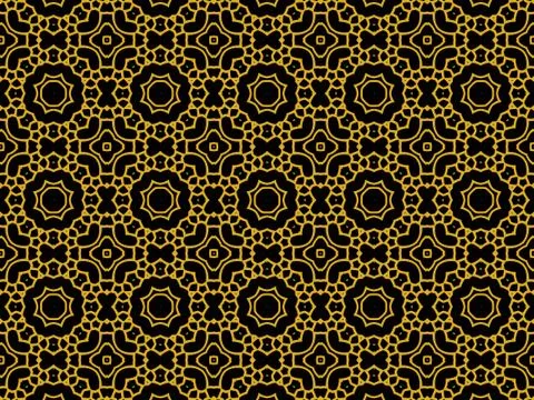 Islamic Patterns Geometric Art Arabic Background Wallpaper Stock Illustration