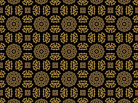 Islamic Patterns Geometric Art Arabic Background Wallpaper Stock Illustration