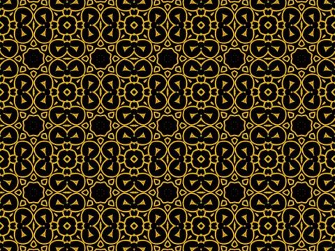 Islamic Patterns Geometric Art Arabic Background Wallpaper Stock Illustration