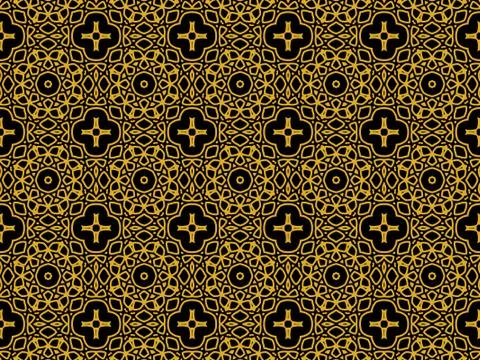 Islamic Patterns Geometric Art Arabic Background Wallpaper Stock Illustration