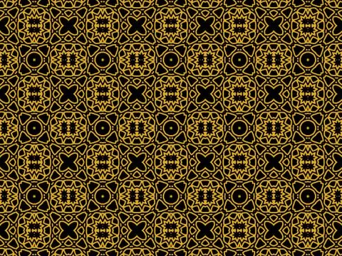 Islamic Patterns Geometric Art Arabic Background Wallpaper Stock Illustration