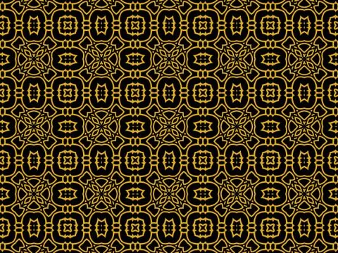 Islamic Patterns Geometric Art Arabic Background Wallpaper Stock Illustration