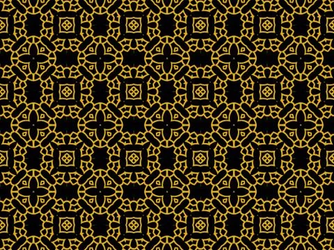 Islamic Patterns Geometric Art Arabic Background Wallpaper Stock Illustration