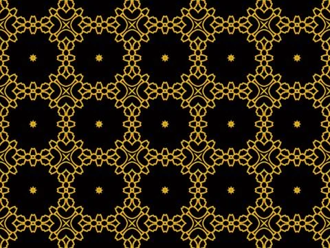 Islamic Patterns Geometric Art Arabic Background Wallpaper Stock Illustration