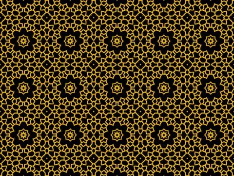 Islamic Patterns Geometric Art Arabic Background Wallpaper Stock Illustration