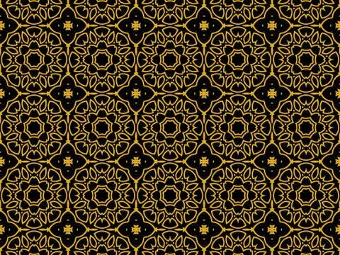 Islamic Patterns Geometric Art Arabic Background Wallpaper Stock Illustration