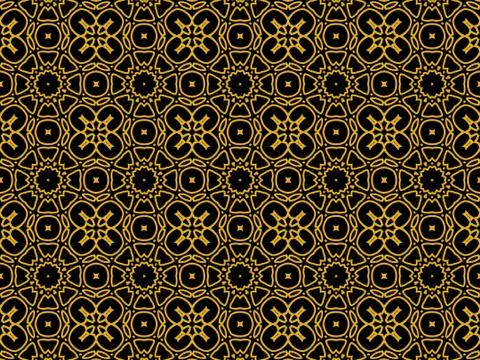 Islamic Patterns Geometric Art Arabic Background Wallpaper Illustrazione stock