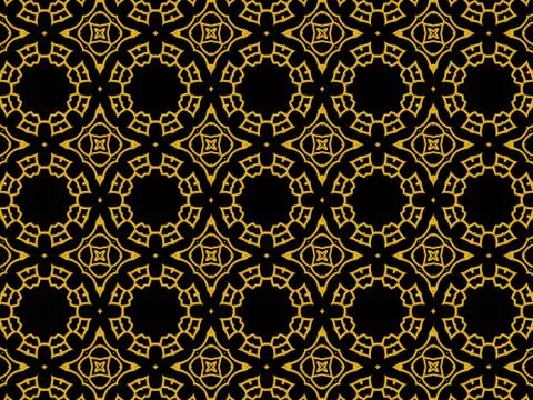Islamic Patterns Geometric Art Arabic Background Wallpaper Stock Illustration