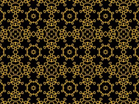 Islamic Patterns Geometric Art Arabic Background Wallpaper Stock Illustration