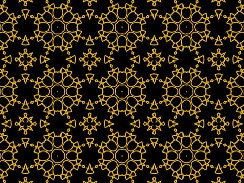Islamic Patterns Geometric Art Arabic Background Wallpaper Stock Illustration