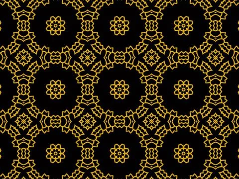 Islamic Patterns Geometric Art Arabic Background Wallpaper Stock Illustration