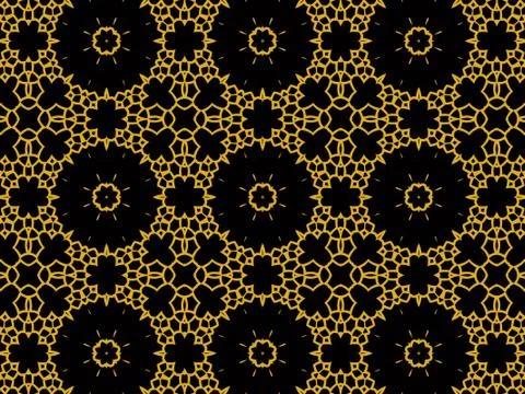 Islamic Patterns Geometric Art Arabic Background Wallpaper Illustrazione stock