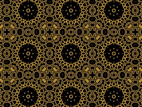 Islamic Patterns Geometric Art Arabic Background Wallpaper Stock Illustration