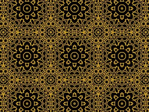 Islamic Patterns Geometric Art Arabic Background Wallpaper Stock Illustration