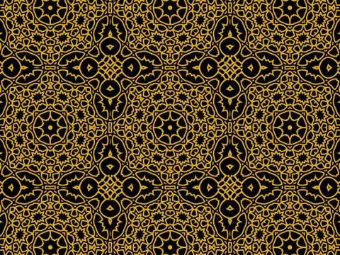 Islamic Patterns Geometric Art Arabic Background Wallpaper Stock Illustration