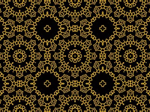 Islamic Patterns Geometric Art Arabic Background Wallpaper Stock Illustration