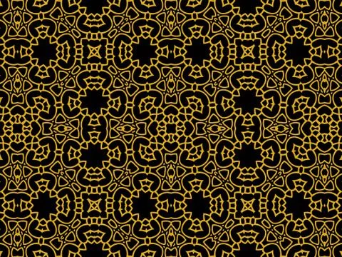 Islamic Patterns Geometric Art Arabic Background Wallpaper Stock Illustration