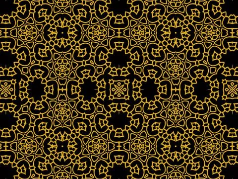 Islamic Patterns Geometric Art Arabic Background Wallpaper Stock Illustration