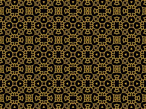 Islamic Patterns Geometric Art Arabic Background Wallpaper Illustrazione stock