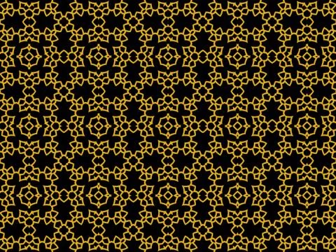 Islamic Patterns Geometric Art Arabic Background Wallpaper Stock Illustration