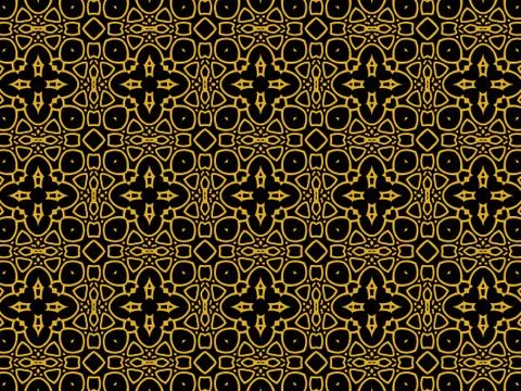 Islamic Patterns Geometric Art Arabic Background Wallpaper Stock Illustration