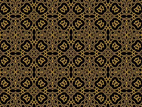 Islamic Patterns Geometric Art Arabic Background Wallpaper Stock Illustration