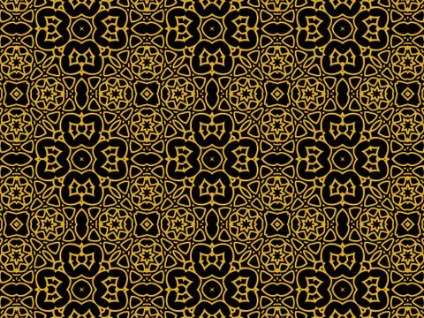 Islamic Patterns Geometric Art Arabic Background Wallpaper Stock Illustration